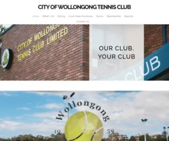 Wollongongtennisclub.com.au(The Wollongong Tennis Club Home) Screenshot