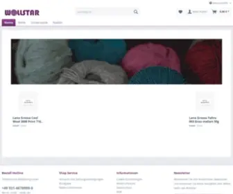 Wollstar.de(Wolle von Lana Grossa online kaufen) Screenshot