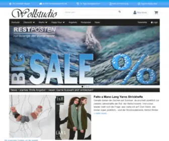 Wollstudio.com(Wolle Online Garne Shop) Screenshot