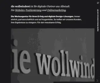 Wollwinderei.de(Die wollwinderei) Screenshot