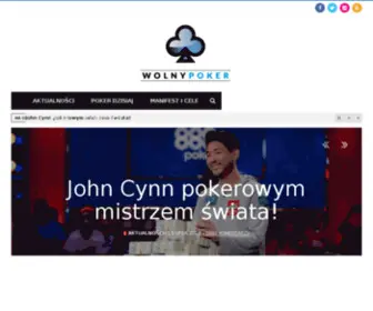 Wolnypoker.org(Texas holdem) Screenshot