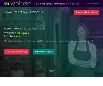 Wolozo.com(Affordable Small Business Web Design) Screenshot