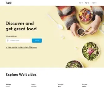 Wolt.com(Wolt Delivery) Screenshot