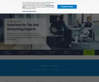 Wolterskluwer.ca(Solutions for Tax and Accounting Experts) Screenshot