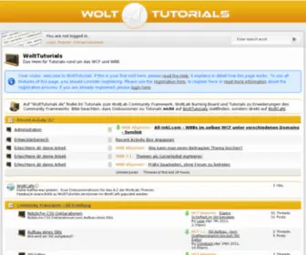 Wolttutorials.de(Wolttutorials) Screenshot
