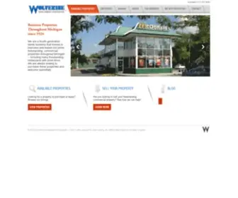 Wolverinedevelopment.com(Business Properties Throughout Michigan since 1924) Screenshot