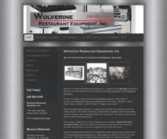 Wolverinerestaurantequipment.com(Wolverine Restaurant Equipment) Screenshot