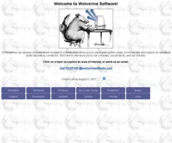 Wolverinesoftware.com(Wolverine Web) Screenshot