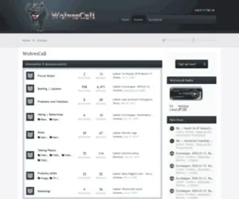 Wolvescall.com(WolvesCall) Screenshot