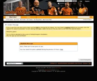 Wolvesforum.co.uk(The Wolves Forum) Screenshot