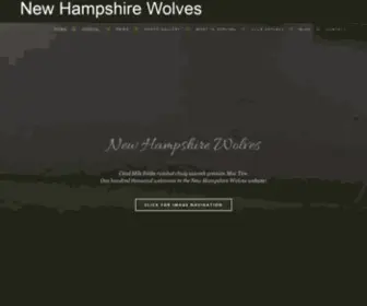 Wolvesnh.com(The New Hampshire Wolves) Screenshot