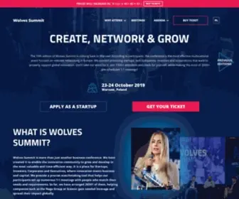 Wolvessummit.com(Support global Innovation) Screenshot