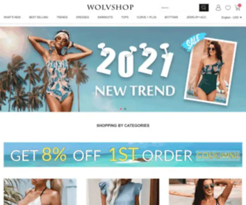 Wolvshop.com(Www) Screenshot