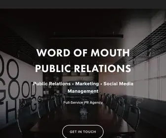 Wom-PR.com(W.O.M. Communications) Screenshot