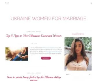 Woman-Ukraine.net(Ukraine women for marriage) Screenshot