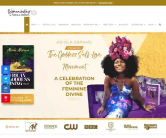 Womanifesting.com(Abiola Abrams' Womanifesting Your Power) Screenshot