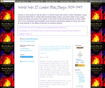 Womanlondonblitz.blogspot.com(World War II London Blitz Diaries) Screenshot