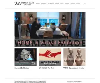 Womanmade.org(Woman Made Gallery) Screenshot