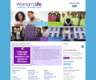 Womanslife.org(Connection denied by Geolocation) Screenshot
