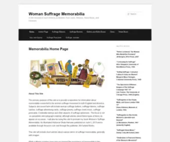 Womansuffragememorabilia.com(Womansuffragememorabilia) Screenshot