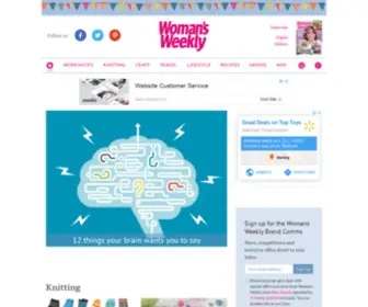 Womansweekly.com(Woman's Weekly Magazine) Screenshot