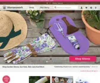 Womanswork.com(Garden Gloves) Screenshot