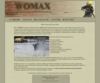 Womax-Piaskowanie.pl(Womax Piaskowanie) Screenshot