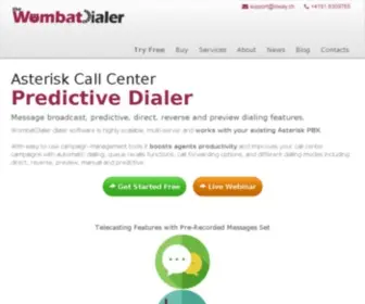 Wombatdialer.com(Asterisk Predictive Dialer) Screenshot