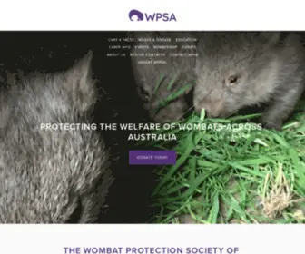 Wombatprotection.org.au(WPSA) Screenshot