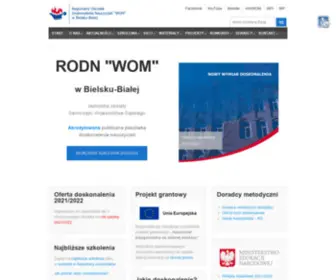 Wombb.edu.pl(RODN "WOM" Bielsko) Screenshot