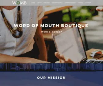 Wombgroup.com(WOMB Group) Screenshot