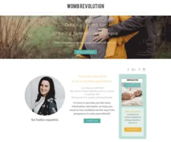 Wombrevolution.com(El Paso Birth Photography) Screenshot