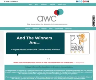 Womcom.org(AWC is a professional organization) Screenshot