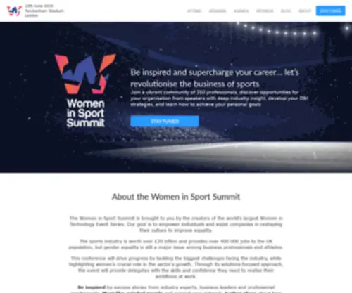 Women-IN-Sport-Summit.com(The Women in Sport Summit) Screenshot