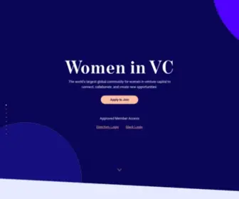 Women-VC.com(Women in VC) Screenshot