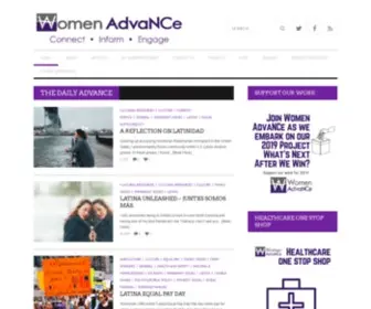 Womenadvancenc.org(Women AdvaNCe) Screenshot