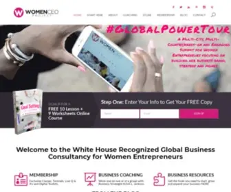 Womenceoproject.com(Women CEO Project) Screenshot