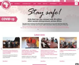 Womenconnect.org(50 Million African Women Speak) Screenshot
