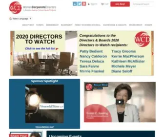 Womencorporatedirectors.com(WCD) Screenshot