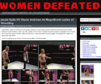 Womendefeated.com(Women Defeated) Screenshot