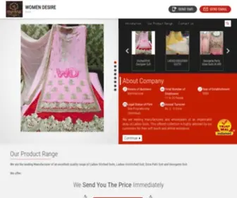 Womendesire.co.in(VISHAL INNOVATIONS) Screenshot