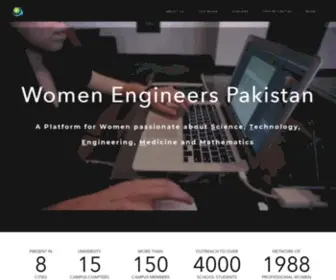 Womenengineers.pk(Women Engineers Pakistan) Screenshot