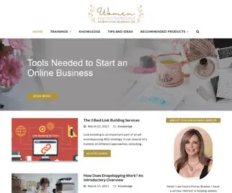 Womenentrepreneursite.com(This website mission) Screenshot