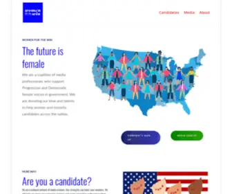 Womenforthewin.org(Women for the Win) Screenshot