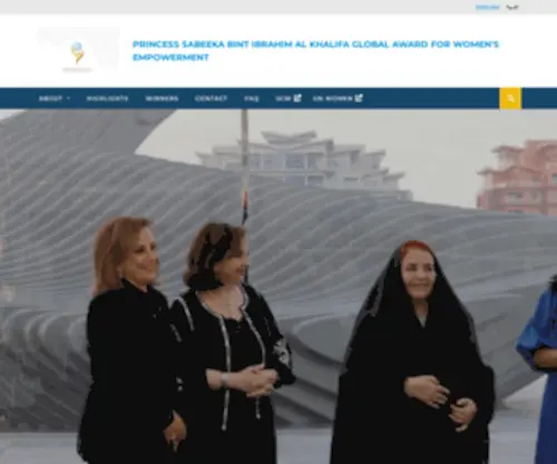 WomenGlobalaward.org(Global Award for Women's Empowerment) Screenshot