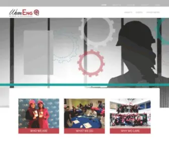 Womeng.org(Women in Engineering) Screenshot