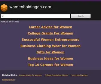 Womenholdingon.com(Womenholdingon) Screenshot