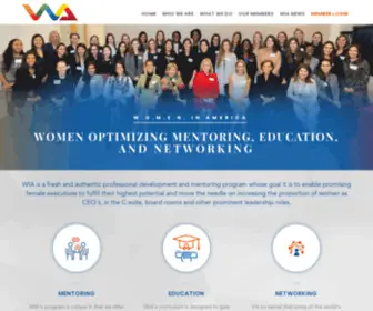 Womeninamerica.org(Women in america) Screenshot