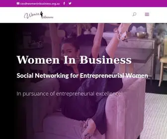 Womeninbusiness.org.za(Women in business) Screenshot