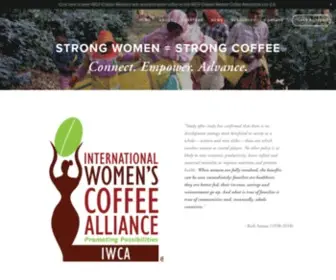 Womenincoffee.org(Global network of locally) Screenshot